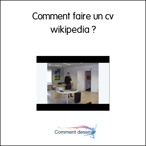 Comment faire un cv wikipedia